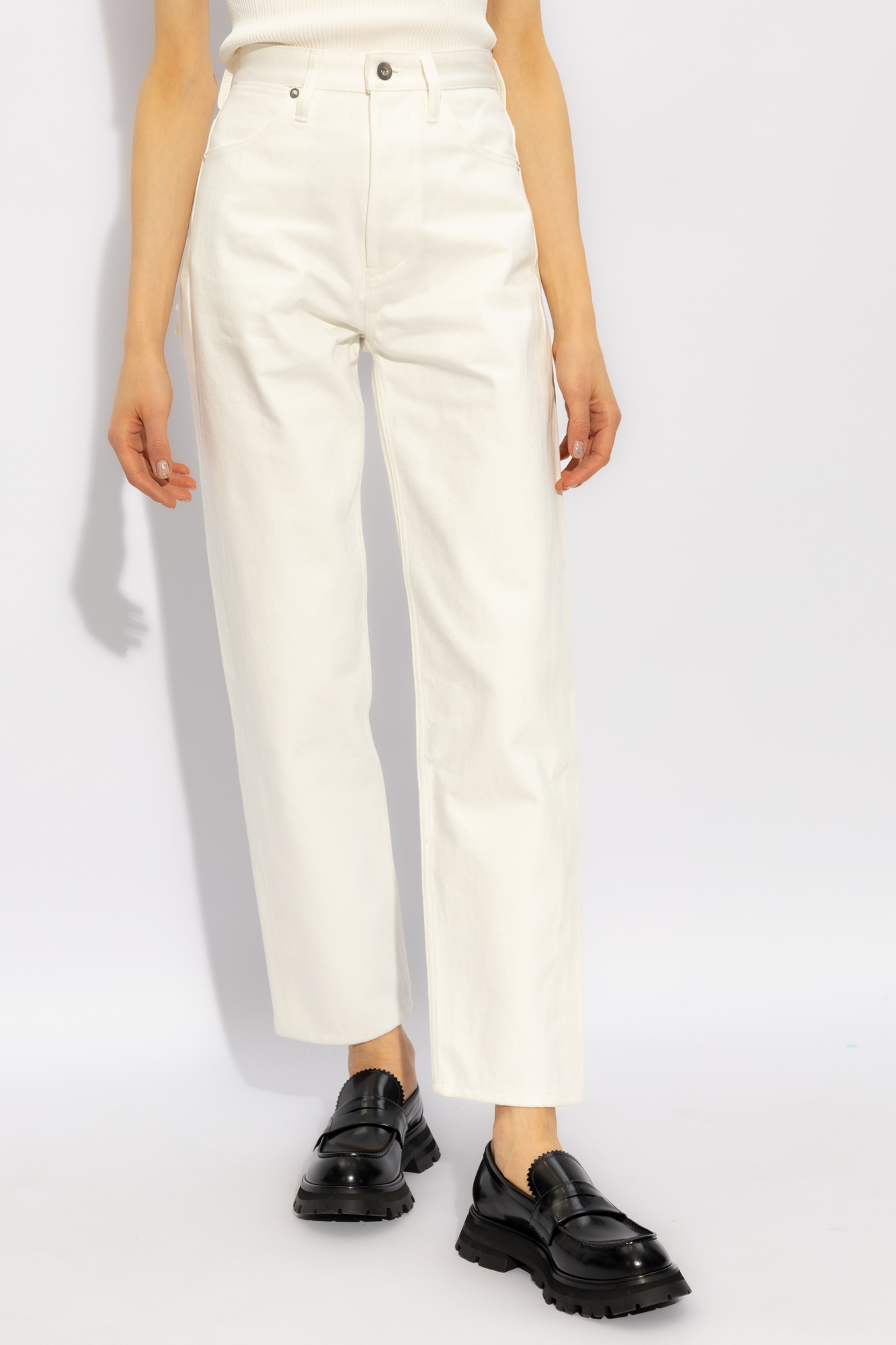 【24SS】JIL SANDER_woman / ハイウエスト ジーンズ / White 24SS】JIL SANDER_woman / ハイウエスト ジーンズ / White ボトムス